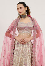 Load image into Gallery viewer, Beige Tussar Silk Lehenga Choli For Wedding
