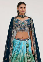 Load image into Gallery viewer, Green Jacquard Lehenga Choli
