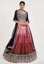 Load image into Gallery viewer, Pink Jacquard Wedding Lehenga Choli
