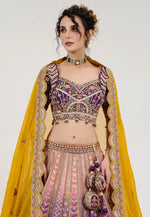 Load image into Gallery viewer, Purple Silk Lehenga Choli
