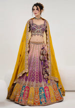 Load image into Gallery viewer, Purple Silk Lehenga Choli
